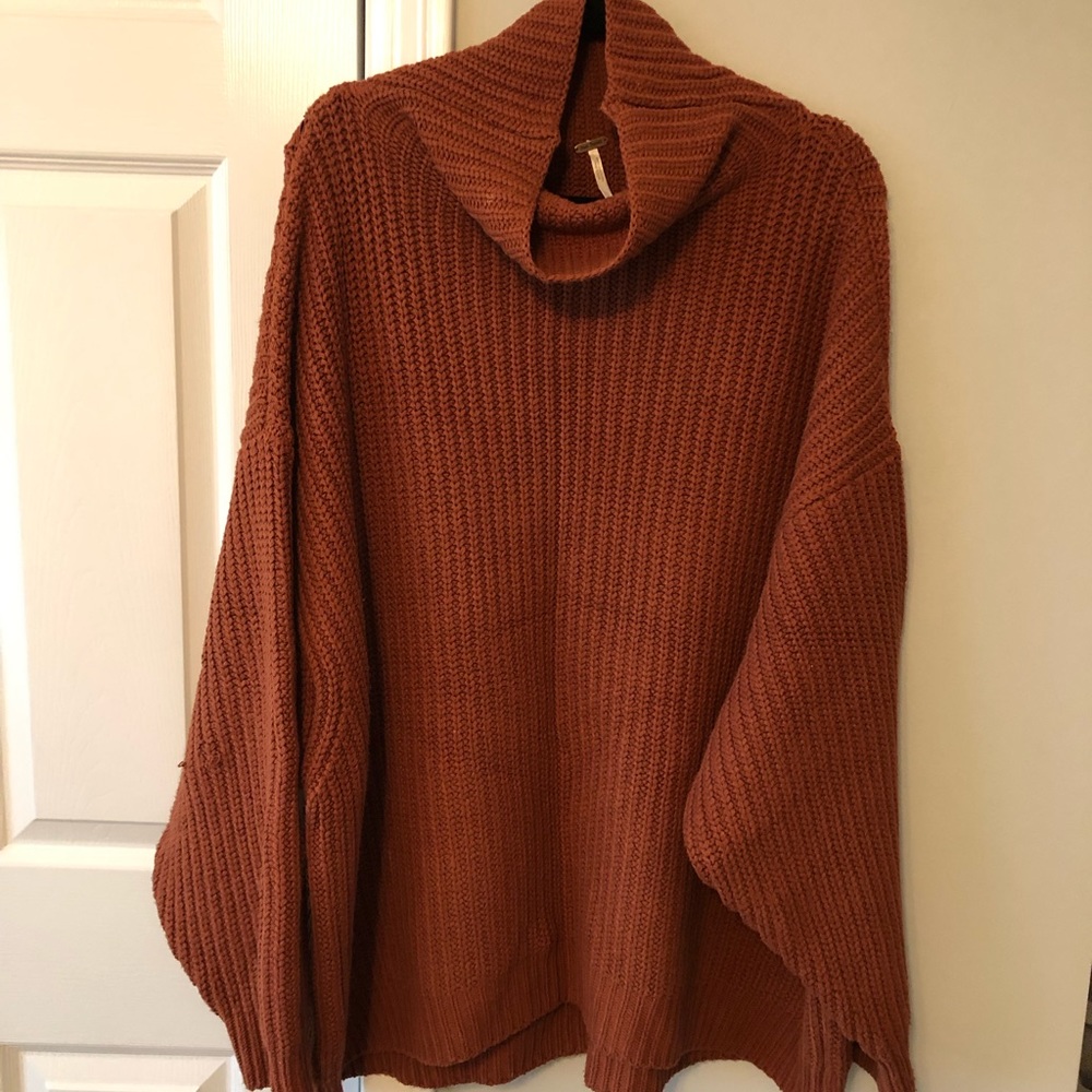 Free People cowl neck sweater